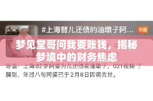 梦见堂哥问我要账钱，揭秘梦境中的财务焦虑