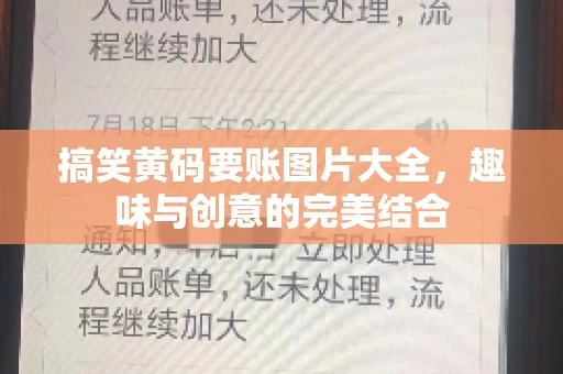 搞笑黄码要账图片大全，趣味与创意的完美结合