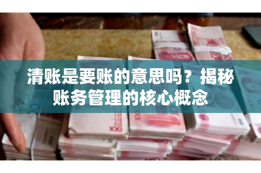 清账是要账的意思吗？揭秘账务管理的核心概念