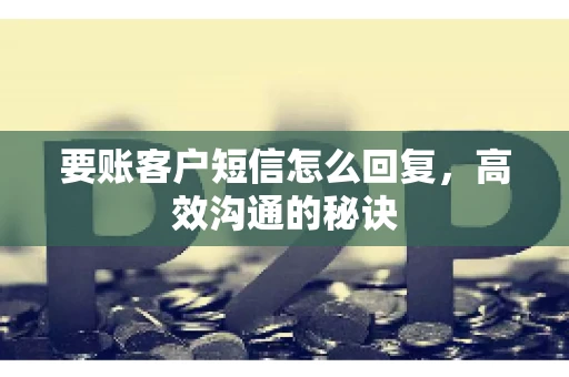 要账客户短信怎么回复,高效沟通的秘诀 要账客户短信怎么回复,高效沟通的秘诀