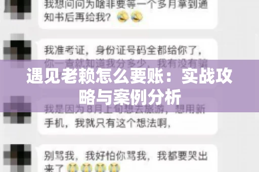 遇见老赖怎么要账：实战攻略与案例分析