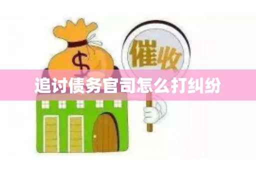 追讨债务官司怎么打纠纷